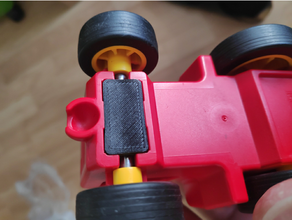 playmobil 123 tracteur essieu support 3d print model - Mito3D