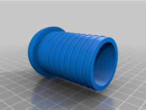 hole cap 35mm 50mm v1 pipe pipes 3d print model - Mito3D