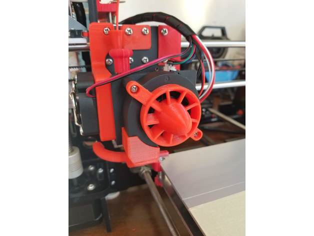 red a8 boquilla extrusor ventilador Guardia 3D print model - Mito3D