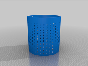 holey planter pot 3d print model - Mito3D