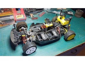 hpi wr8 flat rim 57x35 racing ken block rally rc car rims tires wheels tire wheel 3d print model - Mito3D