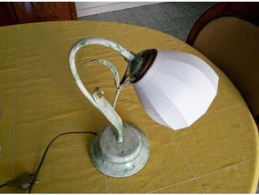lampshade autodesk fusion 360 creality ender 3 fusion360 lamp lampshades holder light replacement 3d print model - Mito3D