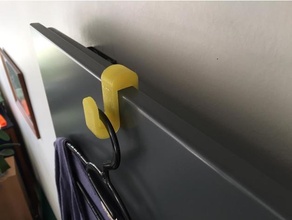 hanger support flat radiator 3d print model - Mito3D