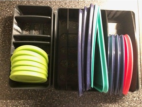pyrex container lid storage