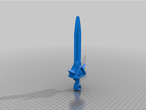 arcada hendido motorizado espada bolígrafo 3d print model - Mito3D
