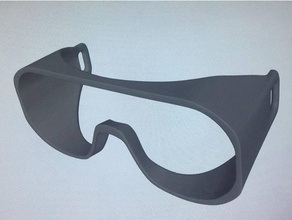 goggles 3d print model - Mito3D