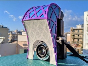 externo destello difusor atención macro lentes a6000 mount godox sony nex v350s 3d print model - Mito3D