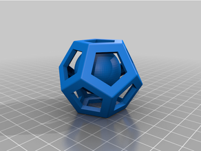 ball trapped cage demo demonstration printer 3d print model - Mito3D