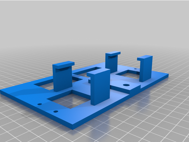flowmeterhalter k40 laser 3D print model - Mito3D