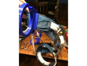 ice screw clipper slid harness 3d print model - Mito3D