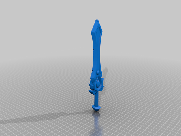 fils épée stylo garen ligue légendes 3D print model - Mito3D