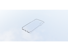 genérico iphone caso funda modelo case 3d print model - Mito3D