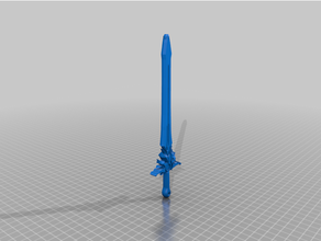 diablo Tyrael espada bolígrafo 3d print model - Mito3D