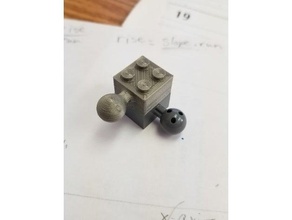 lego ball joint brick 3d print model - Mito3D