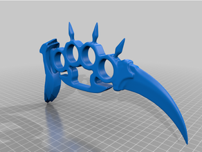Beyblade patlamak tt kavrama gerçek bıçak ağzı başlatıcı katman 3d print model - Mito3D