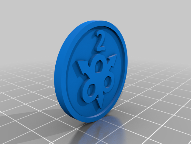grito guerra objetivo tokens verme agitar demônios 40k martelo 3D print model - Mito3D