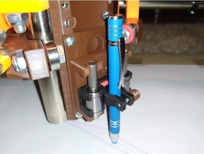 mpcnc Adapter Stift Halter Unterstützung Werkzeug montieren 3d print model - Mito3D