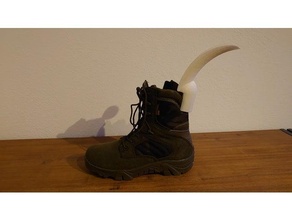 shoe spoon horn 3d print model - Mito3D