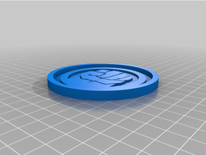 médaillon ponton badge 3d print model - Mito3D