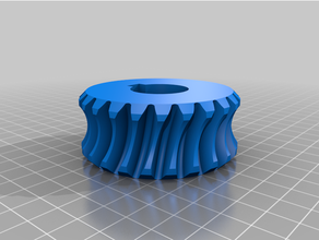worm wheel 3d print model - Mito3D