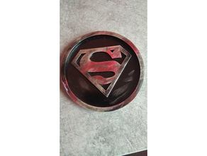 medaillon superman marvel avengers 3d print model - Mito3D