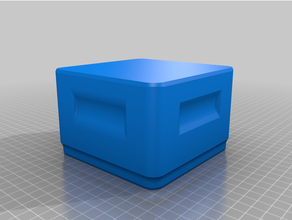apilable caja boite entrelazado rango almacenamiento 3d print model - Mito3D