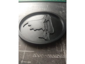medalhão albator 3d print model - Mito3D