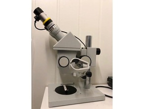 Carl Zeiss Jena microsoft câmera salva vidas adaptador microscópio Webcam monte 3d print model - Mito3D