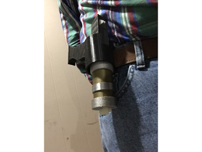 star trek laser pistol holster 3d print model - Mito3D