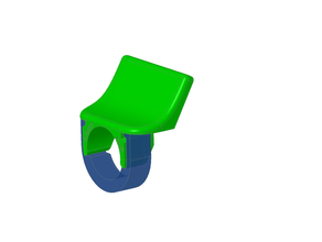 clean pull door handle attachment coronavirus 3d print model - Mito3D
