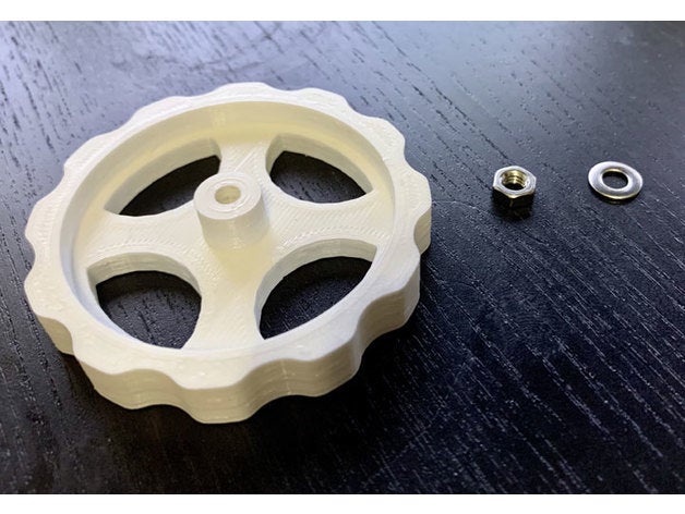 ender 3 pro bed level knobs adjusters wheels adjuster 3D print model - Mito3D