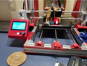 am8 12864 lcd mounting 3d print model - Mito3D