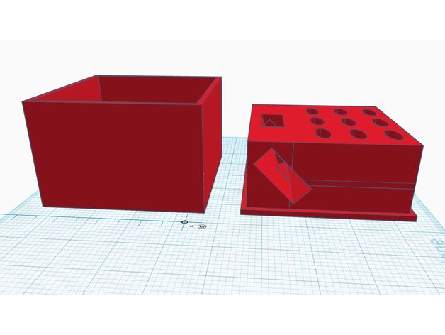 GRANDE vaina batt soporte 3D print model - Mito3D