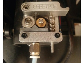 geeetech a10 extruder adapter tpu petg - fexible filament flexible 3d print model - Mito3D