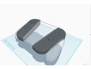 joyxboxcon joycon xbox estilo apretón joy nintendo 3d print model - Mito3D
