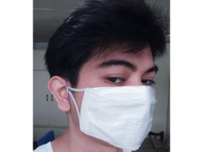 visage masque agrafe DIY chirurgical couronne coronavirus virus 3d print model - Mito3D