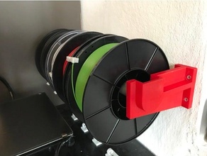 filament mur monter titulaire soutien bobine 3d print model - Mito3D