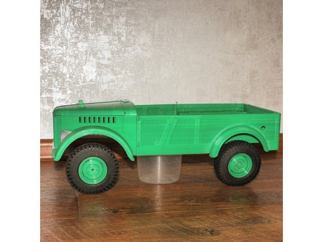 gaz 69 roda borda gaz69 rc caminhão rctruck 3D print model - Mito3D