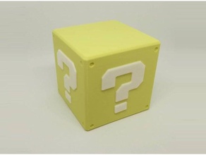 domanda scatola Mario lampada guidato luce super 3d print model - Mito3D
