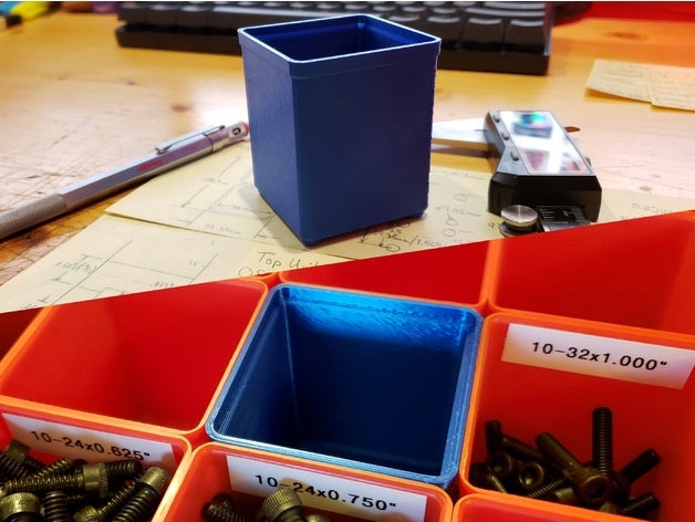 Sortimo t boxx çöp kutuları 4x4 + Solidworks model organizatör Kutusu 3D print model - Mito3D