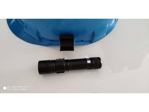 Helm Clip Taschenlampe 3d print model - Mito3D