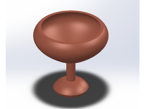 wine cup v14 drink drinking glass 3d print model - Mito3D
