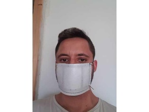 simple mask design vacuum cleaner bag coronavirus 3d print model - Mito3D