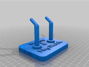 ukelele support wall 3d print model - Mito3D