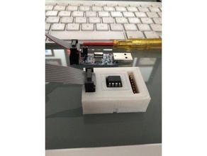 attiny USBASP programador caja attiny85 3d print model - Mito3D