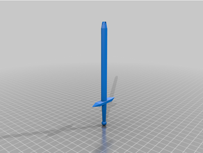 poly sword pen 3d print model - Mito3D