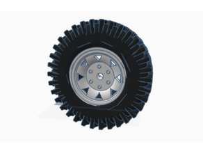 team rc18t offroad crawler tires 3d print model - Mito3D