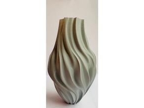 water vase 3d45 dremel flowervase loft platonic vasemaker vasemode 3d print model - Mito3D