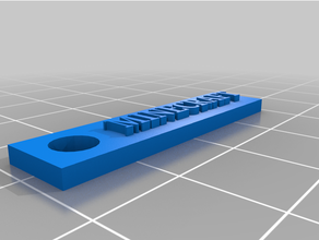 Minecraft etiqueta llave 3d print model - Mito3D
