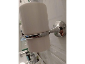 bathroom arranger accessories support toothbrush holder 3d print model - Mito3D